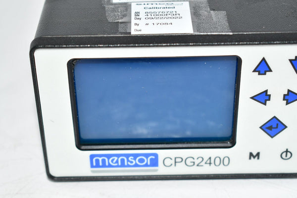 Mensor CPG2400 Digital Benchtop Pressure Indicator Gauge S/N 41000P3R ...