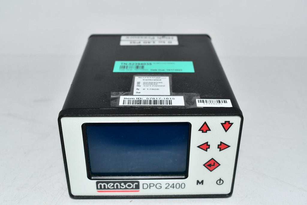 Mensor DPG 2400 Digital Pressure Gauge Desk top monitoring of barometr ...