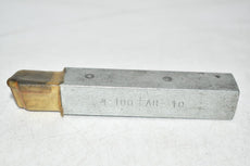Micro 100 AR-10 4'' x 1/64'' Radius Carbide RH Single-Point Tool Bit