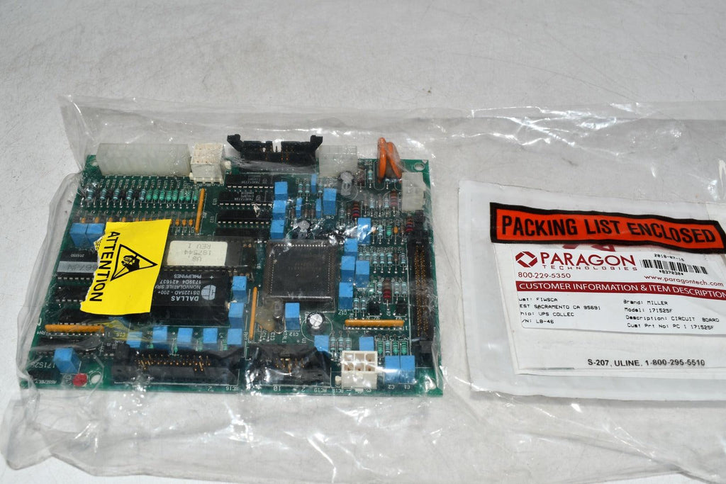 Miller Module Main Control Miller Electric 171525 F CIRCUIT CARD ASSY, CONTROL PCB Board Module ...