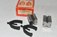 Mitutoyo Model 181-901 V-Blocks & Clamps USA 1 Set