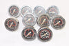 Mixed Lot of 10 Vaccum Gauges , LBS Per Sq In