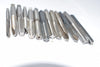 Mixed Lot of 13 Spiral Flute Straight Plug Taps