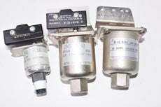Mixed Lot of 3 United Electric, Pressure Switches, J54S 9755 144, J54S 9718