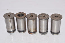 Mixed Lot of 5 LYNDEX NIKKEN Straight Collets Milling Chuck Mixed Sizes