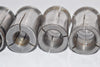 Mixed Lot of 5 Machinist Collets Milling Chuck Collets, Machinist Tooling CNC