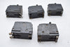 Mixed Lot of 5 Square D Circuit Breakers 120/240V 20A 15A