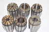 Mixed Lot of 6 TG 100 Spring Collets High Precision, Machinist, Milling, CNC