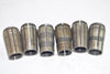 Mixed Lot of 6 TG 100 Spring Collets High Precision, Machinist, Milling, Lathe Tooling