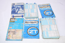 Mixed Lot of 6 Wire Marker Booklets, Mity Mark, Ideal, Brady