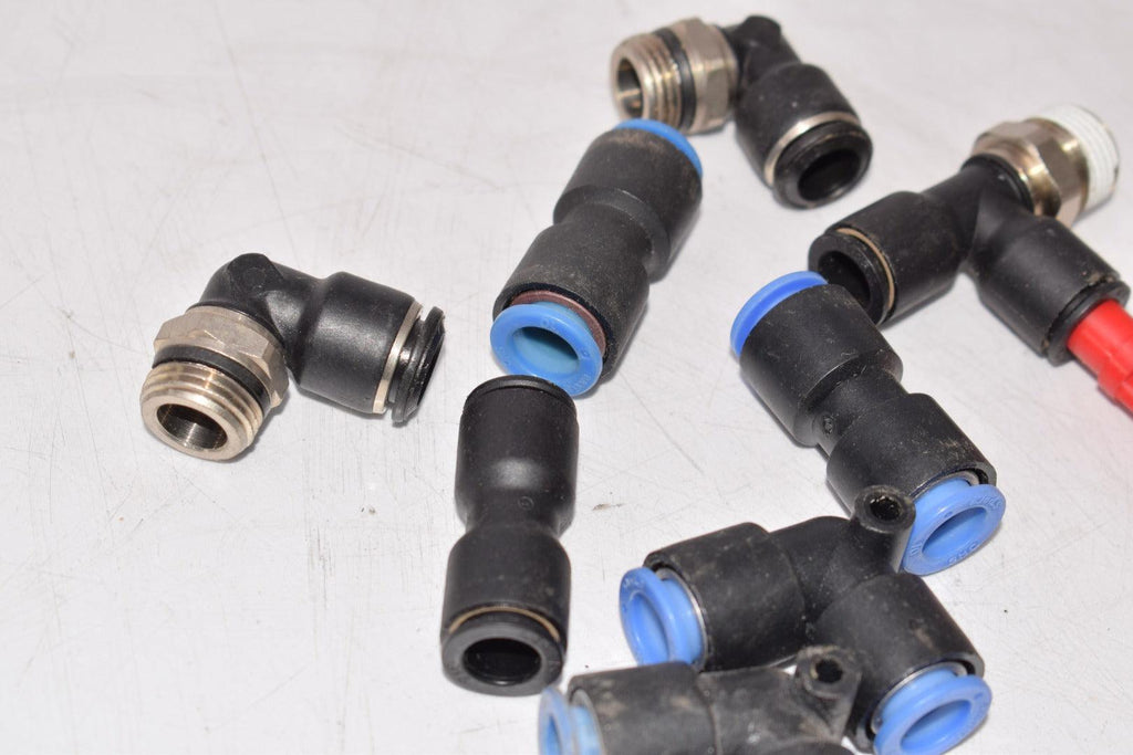 Mixed Lot of 8 Legris Push to Connect Fittings VB Industrial Supply