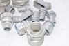 Mixed lot of Conduit Fittings, Male Connectors, Couplers, Clamps