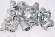 Mixed Lot of HALEX Connector Fittings, Conduit Fittings, Clamps
