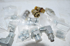 Mixed Lot of NEW Brennan Fittings, Straight 90 Degree Angle Large & Small Sizes