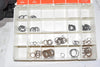 Mixed Lot of Retaining Rings, Rotary Clips w/ Case