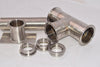 Mixed Lot of Stainless Steel Fittings, Sanitary Fittings Food Processing