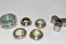 Mixed Lot of Tri-Clover Parts Seals, Couplings, Rotor Impeller Etc.