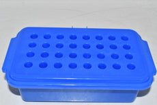 Nalgene C20744 Blue 32 Place Storage Container 9'' x 5''