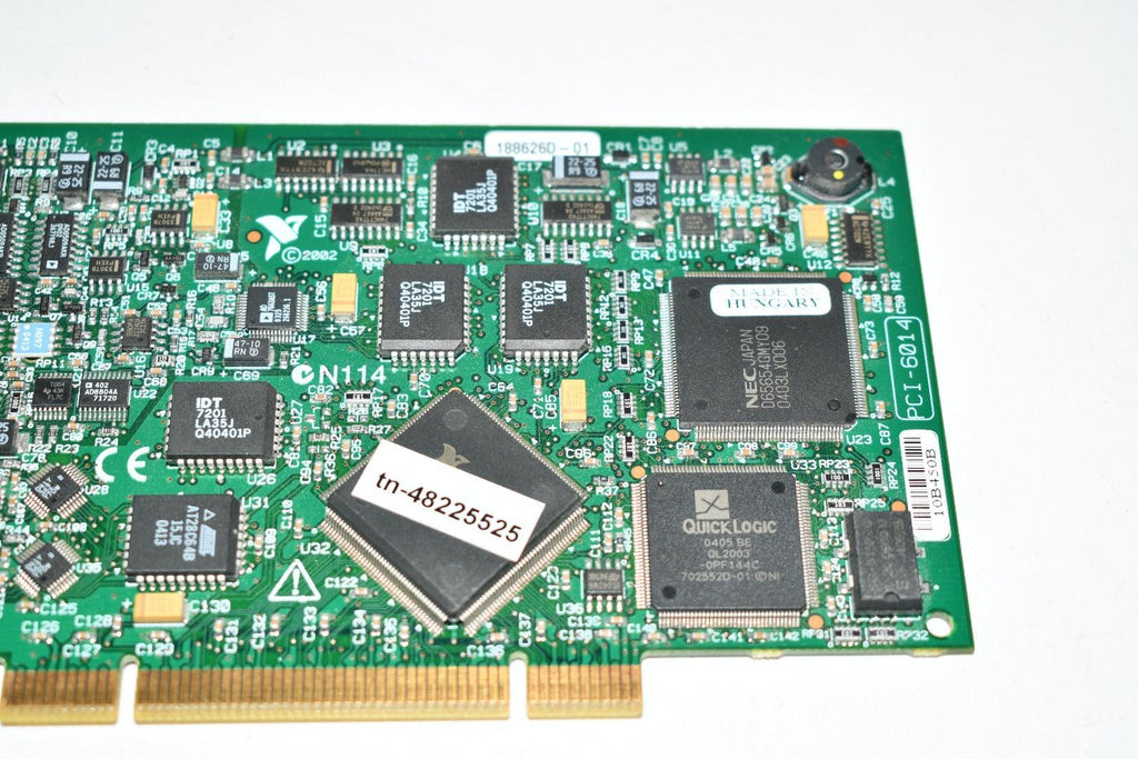 National Instrument Module Sound Card National Instrument PCI-6014 188626D-01 Card PCB Circuit Board Module ...