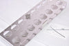NEW 10 CC ZU-335 Vial Holder 316 SS, Clean Room Holds 16 Tubes 10-1/2'' OAL x 3'' W