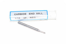 NEW 1/16'' Carbide End Mill 2 FL reg.