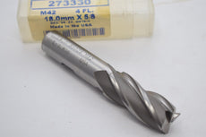 NEW 273330 M42 4FL 18.0mm x 5/8 SE End Mill USA