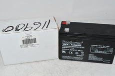 NEW 2UKJ4 Sealed Lead Acid Battery: 12V DC, 7 Ah Capacity, 3.7 in Ht, 5.94 in Wd, 2.56 in Dp