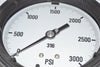 NEW 4501-2LP 4.5'' Pressure Gauge, 1/2'' NPT Lower 0-3000 PSI