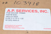 NEW A.P. Services HRS-UV-500A 8.226 x 9.170 x 1.20 30 deg. Angle Gasket Seal