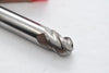 NEW ACCUPRO 12184838 07338015 12mm Diam, 16mm LOC, 4 Flute Solid Carbide Ball End Mill