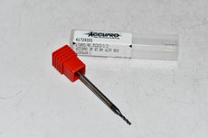 NEW ACCUPRO 61729331 Ball End Mill: 0.0625? Dia, 0.312? LOC, 3 Flute, Solid Carbide