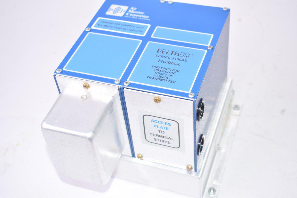 NEW AIR MONITOR CORP 5400AZ VELTRON ELECTRONIC TRANSMITTER 120 VAC