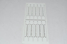 NEW Allen Bradley 1492-SM5X12 SNAP-IN MARKER CARD 5 MM X 12 MM NO TEXT