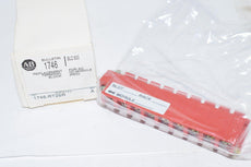 NEW ALLEN BRADLEY 1746-RT25R TERMINAL BLOCK RED USED WITH AC I/O MODULES Ser. A