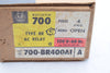 NEW ALLEN BRADLEY 700-BR400A1 AC DIN RAIL RELAY 4 NO 120 VAC COIL 50/60 HZ Ser. A