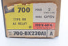 NEW Allen Bradley 700-BX220A1 Control Relay AC 2 Poles 2NO 2NC 120V 110V Series A