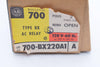NEW ALLEN BRADLEY 700-BX220A1 Type BX, AC DIN Rail Relay 120V