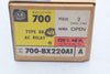 NEW ALLEN BRADLEY 700-BX220A1 Type BX, AC DIN Rail Relay, 50/60 HZ, 120 VAC Coil, 2 NO / 2 NC