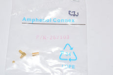 NEW Amphenol 262103 CONN MMCX PLUG R/A 50 OHM SOLDER