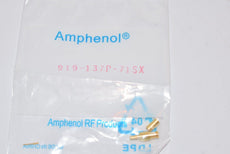 NEW Amphenol 919-137P-71SX MCX Connector Plug, Male Pin 75 Ohm