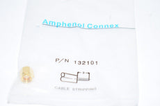 NEW Amphenol RF 132101 SMA Connector Plug, Male Pin 50Ohm Free Hanging (In-Line) Solder