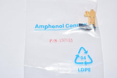 NEW Amphenol RF 132123 RF Connectors / Coaxial Connectors SMA R/A PLUG 174 316 B7805A GOLD