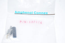 NEW Amphenol RF 132174 SMA Connector Plug, Male Pin 50Ohm Free Hanging (In-Line) Solder