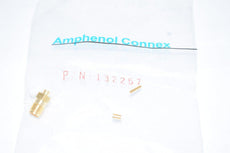 NEW Amphenol RF 132257 SMA Connector Jack, Female Socket 50Ohm Free Hanging (In-Line) Solder
