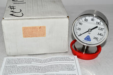 NEW Anderson Negele EL074010061111A0000 Pressure Gage Liquid Filled 3-1/2'' 0-160 PSI