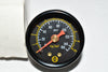 NEW ARO 100095-160 Pressure Gauge: 0 to 150 psi, 1 1/2 in Dial, 1/8 in NPT Male, Center Back