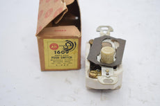 NEW Arrow Hart 1609 Single Pole Push Switch Pushbutton Normally Open 10A 125V