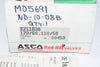NEW Asco 8211A36 Solenoid Valve 120/60 110/50 3/8''