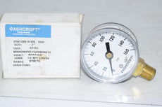 NEW Ashcroft 20W1005-H-02L 2'' Pressure Gauge 1/4''NPT 0-160 Psi