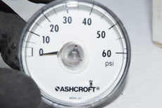 NEW Ashcroft 9004-01 Pressure Gauge 0-60 Psi